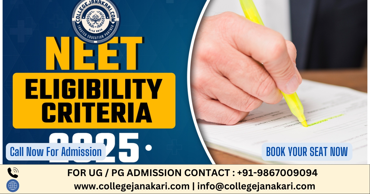 NEET UG Eligibility Criteria